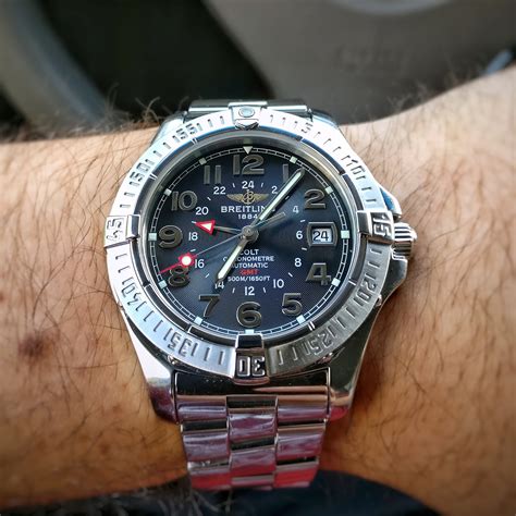 breitling colt gmt lug width|breitling colt a32350.